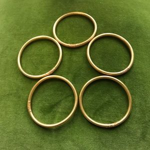 BuDhaGirl all westher bangles set of 5 Gold XL